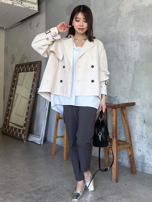 【撥水加工・花粉ガード】ショートトレンチコート スプリングコート　ロペピクニック ROPÉ PICNIC(ロペピクニック) / 【撥水加工・花粉ガード】ショート