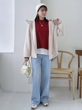 wanchanさん（レディース・160cm）の冬コーディネート