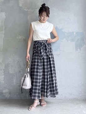 wanchanさん(レディース・160cm)の夏コーディネート