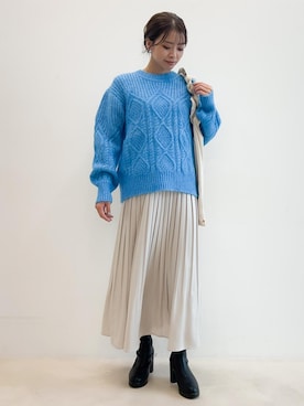 wanchanさん(レディース・160cm)の冬コーディネート