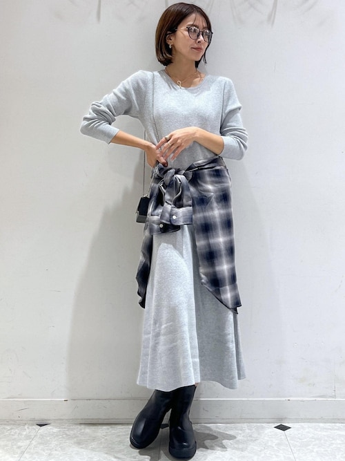 セール】ラメリブニットワンピース（ワンピース）｜ROPE' PICNIC（ロペ