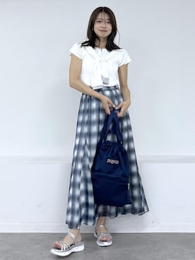 wanchanさん(レディース・160cm)の夏コーディネート