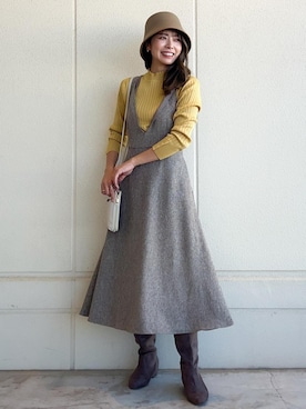 wanchanさん(レディース・160cm)の秋コーディネート