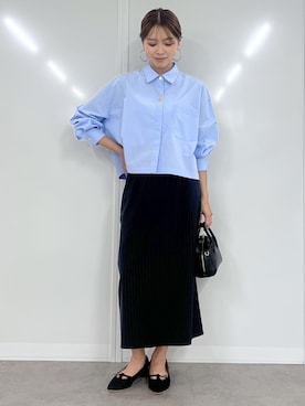 「クロップド丈」｜wanchanさん（レディース・160cm）の秋コーディネート