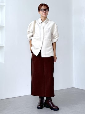 「ROPE' PICNIC（ロペピクニック）のアイテム」を使った、wanchanさん（レディース・160cm）の秋コーディネート