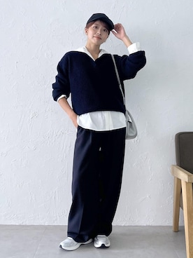 「フード」｜wanchanさん（レディース・160cm）の秋コーディネート