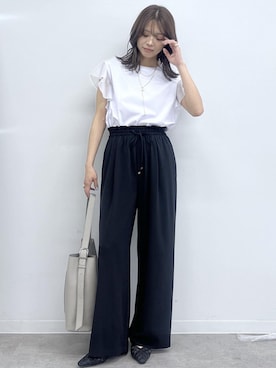 「女子会コーデ」｜wanchanさん（レディース・160cm）の夏コーディネート