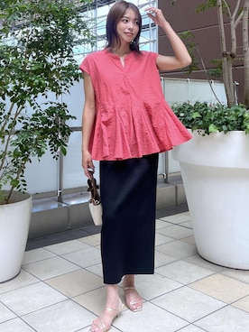 wanchanさん（レディース・160cm）の夏コーディネート