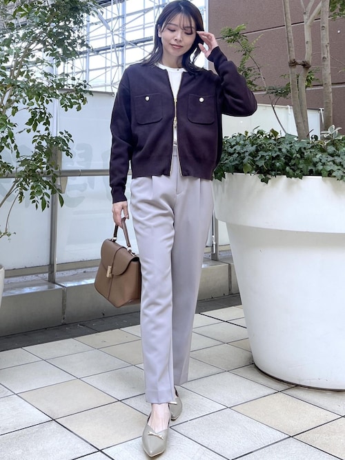 メタルリボンVカットフラットパンプス（パンプス）｜ROPE' PICNIC