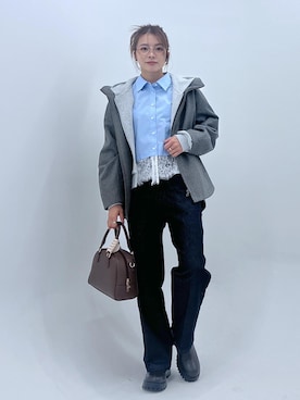 「アイテム（その他アウター）」を使った、wanchanさん（レディース・160cm）の秋コーディネート