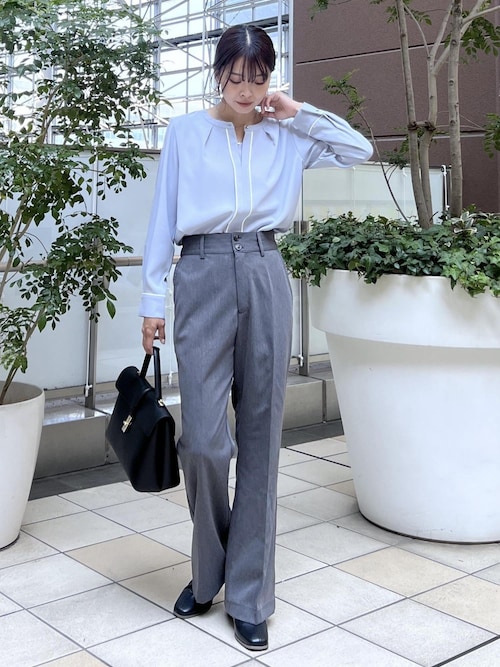 ROPEのブラウス セール】配色パイピングブラウス（シャツ/ブラウス）｜ROPE' PICNIC