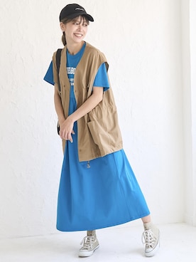 wanchanさん（レディース・160cm）の夏コーディネート