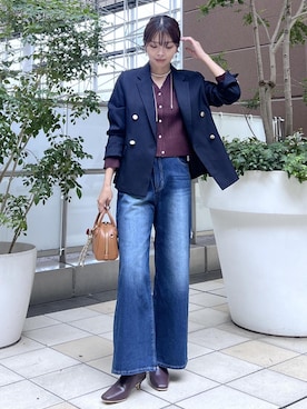 「VIS（ビス）のアイテム」を使った、wanchanさん（レディース・160cm）の秋コーディネート