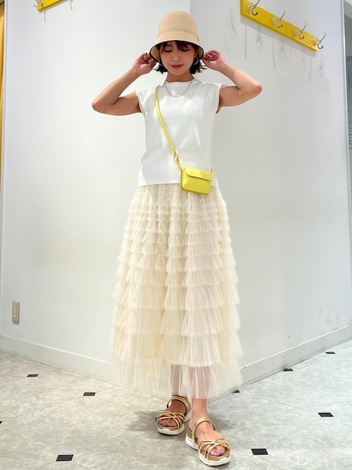 セール】チュールフリルティアードスカート（スカート）｜ROPE' PICNIC