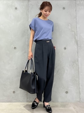 「ROPE' PICNIC（ロペピクニック）のアイテム」を使った、wanchanさん（レディース・160cm）の春コーディネート