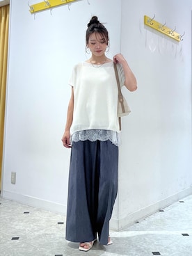 wanchanさん(レディース・160cm)の夏コーディネート