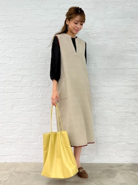 「リバーシブル」｜「アイテム（ローファー）」を使った、wanchanさん（レディース・160cm）の夏コーディネート