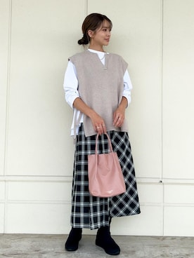 wanchanさん(レディース・160cm)の秋コーディネート