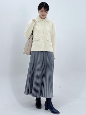 「チェック柄」｜wanchanさん（レディース・160cm）の秋コーディネート