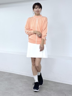 「ROPE'（ロペ）のアイテム（スカート）」を使った、wanchanさん（レディース・160cm）の秋コーディネート