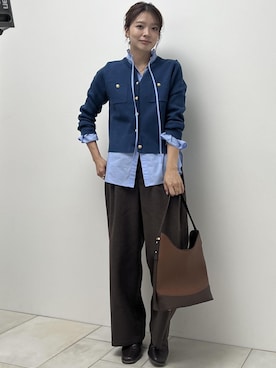wanchanさん(レディース・160cm)の秋コーディネート