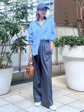 「アイテム（キーホルダー）」を使った、wanchanさん（レディース・160cm）の秋コーディネート