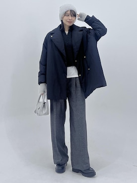 「アイテム（手袋）」を使った、wanchanさん（レディース・160cm）の秋コーディネート