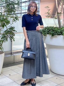 「VIS（ビス）のアイテム」を使った、wanchanさん（レディース・160cm）の秋コーディネート