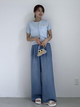 wanchanさん(レディース・160cm)の夏コーディネート