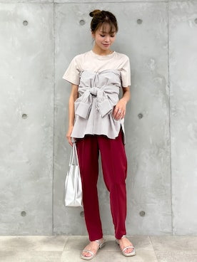 wanchanさん（レディース・160cm）の夏コーディネート