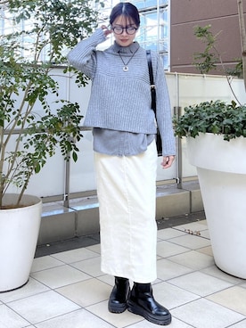 wanchanさん（レディース・160cm）の冬コーディネート