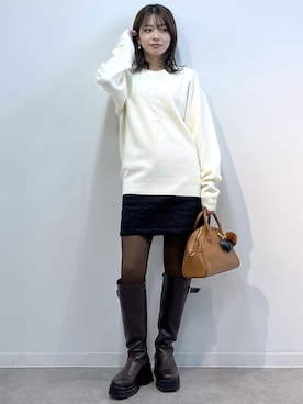 「ROPE'（ロペ）のアイテム」を使った、wanchanさん（レディース・160cm）の冬コーディネート