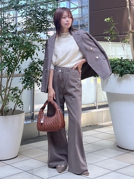 「ROPE' PICNIC（ロペピクニック）のアイテム」を使った、wanchanさん（レディース・160cm）の秋コーディネート