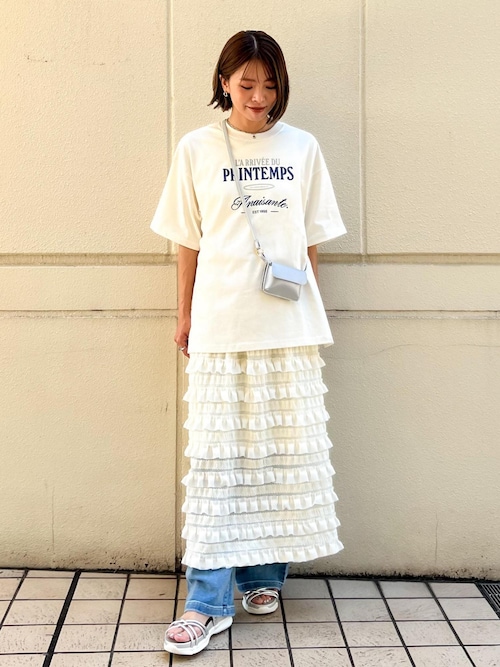 セール】フリルティアードノースリーブワンピース（ワンピース）｜ROPE