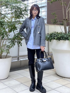 wanchanさん（レディース・160cm）の冬コーディネート