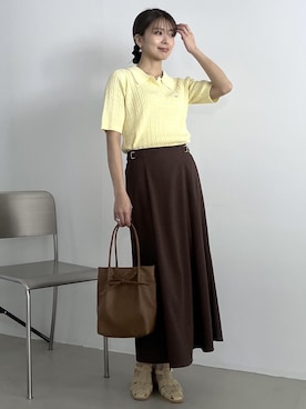 「ROPE' PICNIC（ロペピクニック）のアイテム」を使った、wanchanさん（レディース・160cm）の春コーディネート