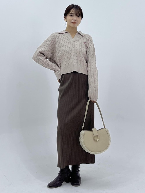セール】スリートーンツイードスカート/セットアップ対応（スカート