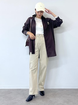 「ROPE' PICNIC（ロペピクニック）のアイテム」を使った、wanchanさん（レディース・160cm）の夏コーディネート