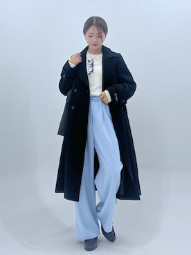 「ROPE' PICNIC（ロペピクニック）のアイテム（その他パンツ）」を使った、wanchanさん（レディース・160cm）の秋コーディネート