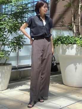 「授業参観日コーデ」｜wanchanさん（レディース・160cm）の夏コーディネート