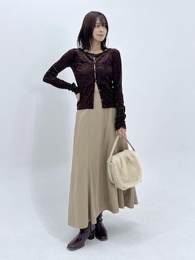 「VIS（ビス）のアイテム」を使った、wanchanさん（レディース・160cm）の冬コーディネート