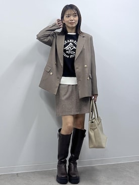 「ROPE' PICNIC（ロペピクニック）のアイテム」を使った、wanchanさん（レディース・160cm）の秋コーディネート