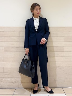 「アイテム（パンプス）」を使った、wanchanさん（レディース・160cm）の冬コーディネート