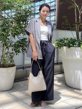 wanchanさん（レディース・160cm）の夏コーディネート