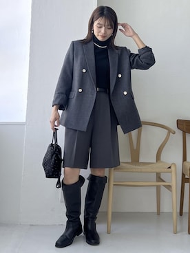 wanchanさん（レディース・160cm）の冬コーディネート