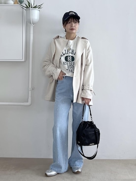 wanchanさん（レディース・160cm）の冬コーディネート