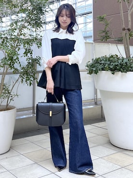 「VIS（ビス）のアイテム（パンツ）」を使った、wanchanさん（レディース・160cm）の春コーディネート