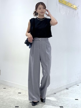 「ROPE' PICNIC（ロペピクニック）のアイテム（カーディガン/ボレロ）」を使った、wanchanさん（レディース・160cm）の秋コーディネート