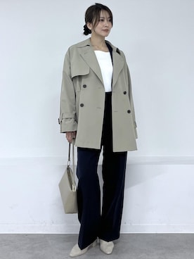 「ROPE' PICNIC（ロペピクニック）のアイテム」を使った、wanchanさん（レディース・160cm）の春コーディネート