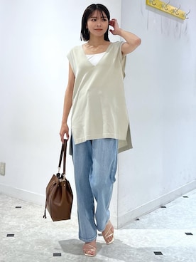 wanchanさん（レディース・160cm）の夏コーディネート